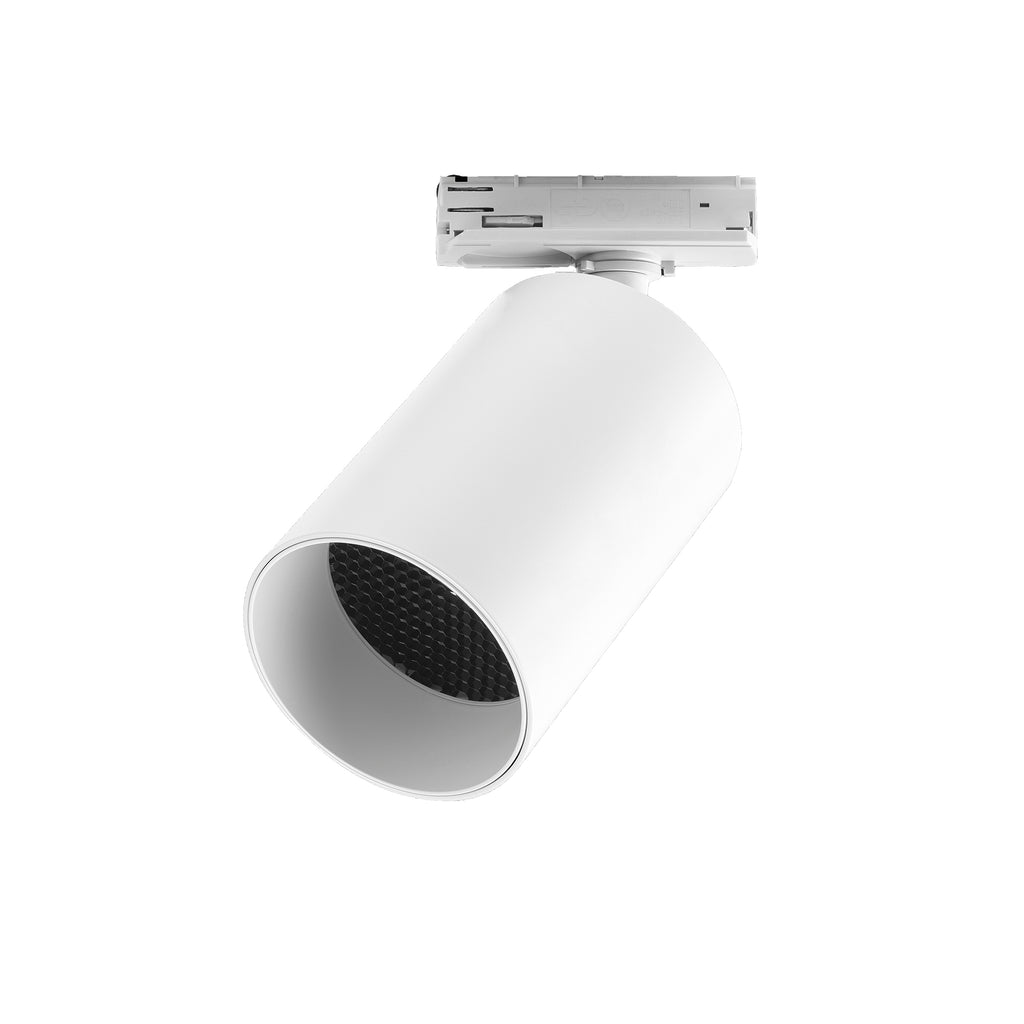 Astro Can 75 Track Light in Matt White