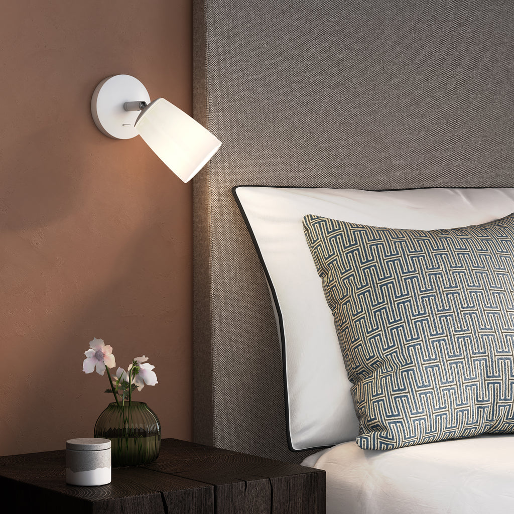 Astro Carlton Wall Light in Porcelain