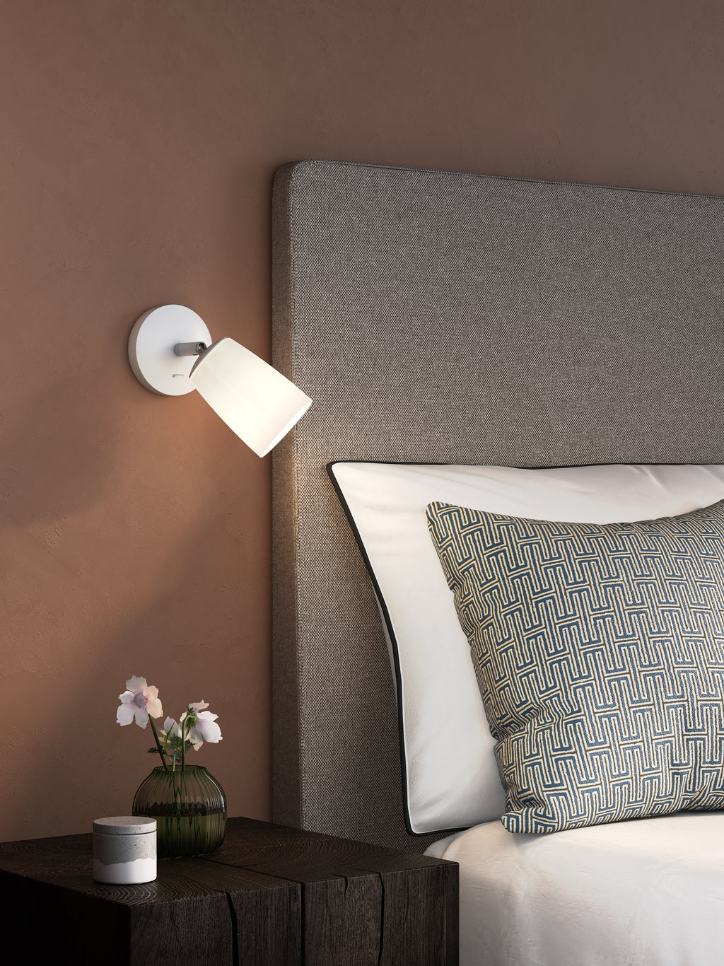 Astro Carlton Wall Light in Porcelain