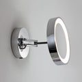 Astro Catena LED Bathroom Magnifying Mirror in Polished Chrome