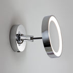 Astro Catena LED Bathroom Magnifying Mirror in Polished Chrome