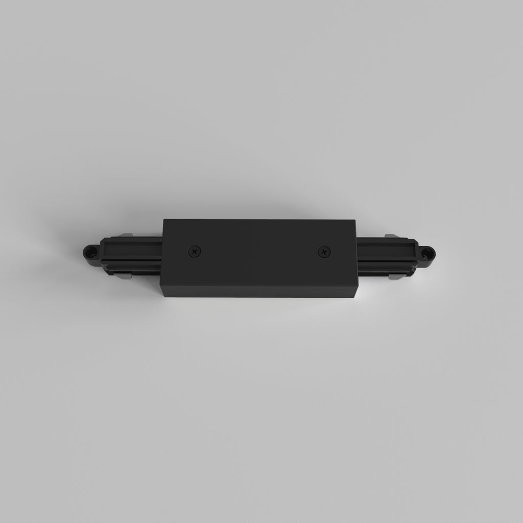 Astro Central Track Connector in Matt Black