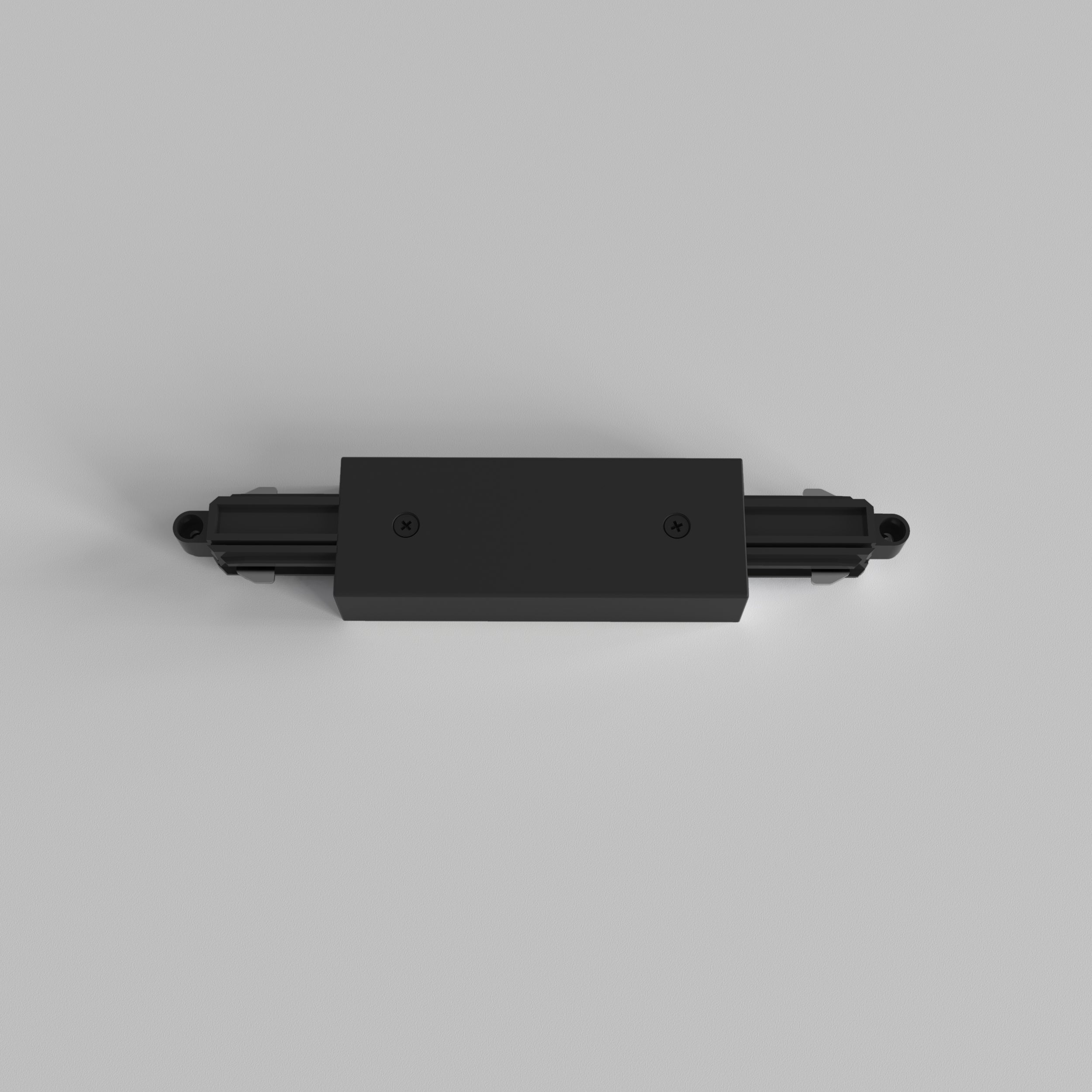 Astro Central Track Connector in Matt Black