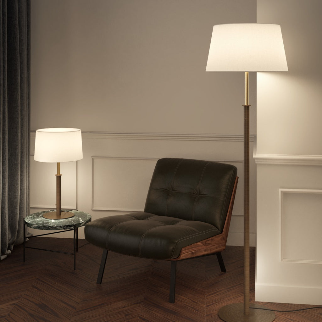 Astro Club Table Lamp in Bronze REQUIRES SHADE