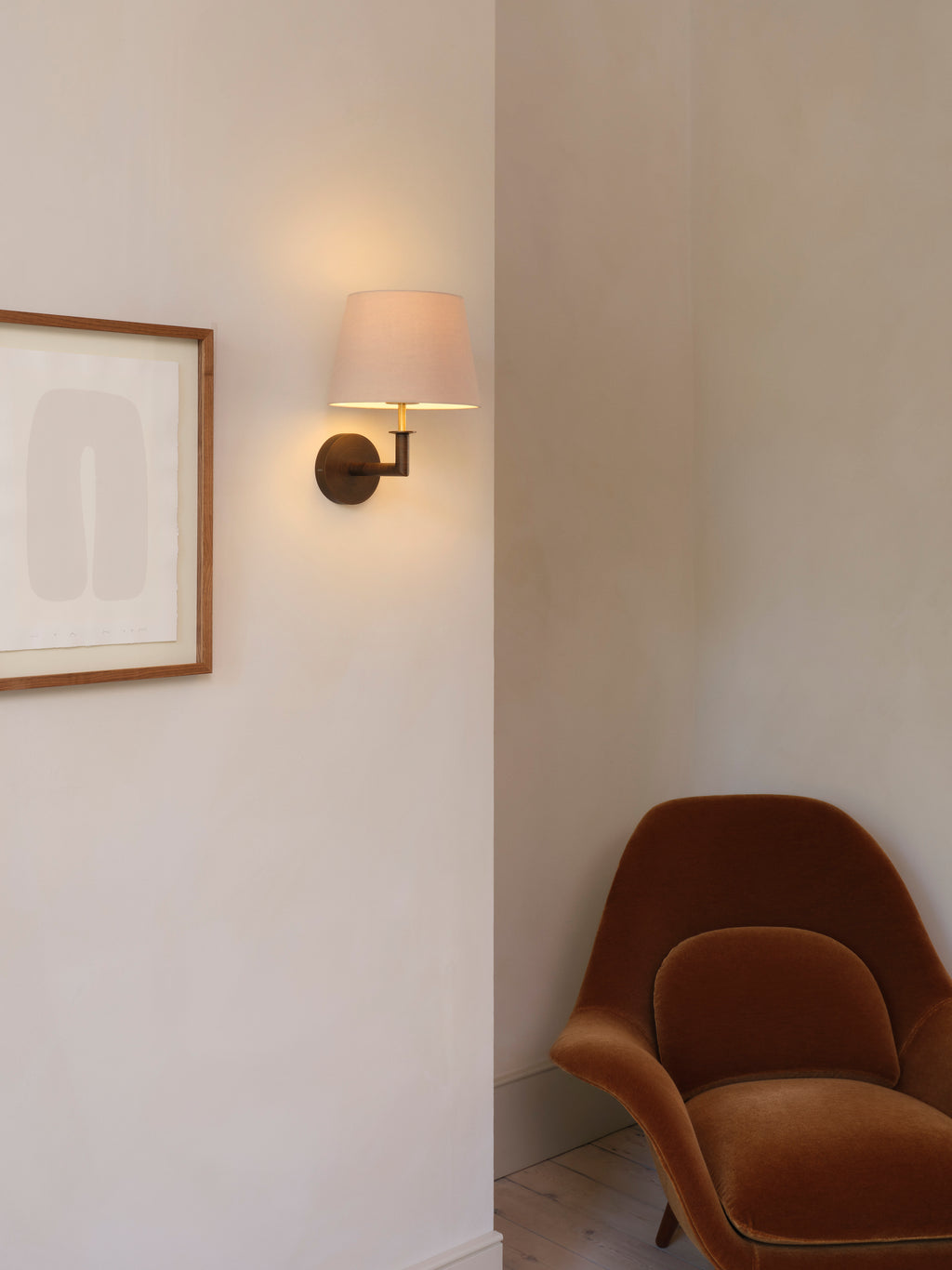 Astro Club Wall Light in Bronze REQUIRES SHADE