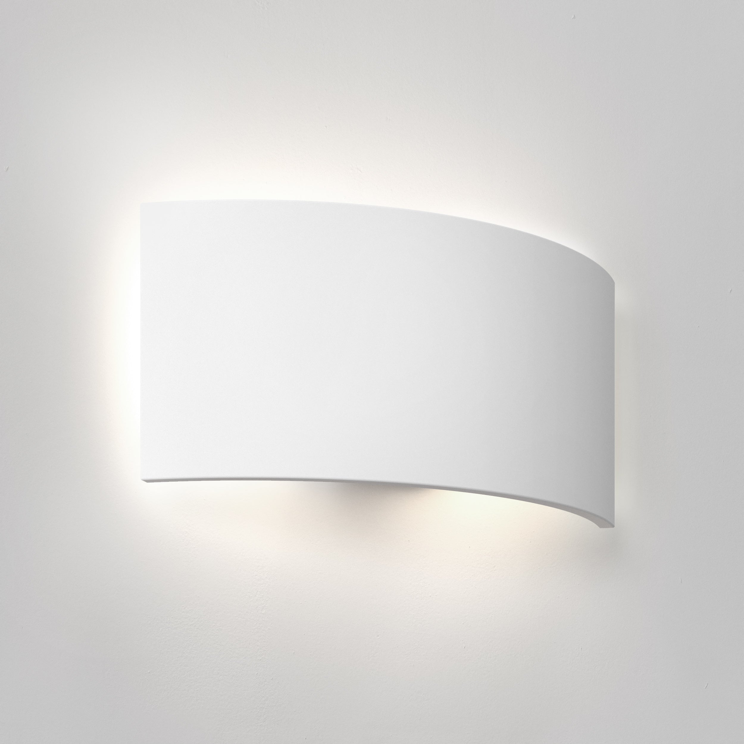 Astro Comino 320 Wall Light in Paintable Plaster