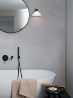 Astro Conic Bathroom Wall Light in Matt Black