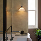 Astro Conic Bathroom Wall Light in Polished Chrome
