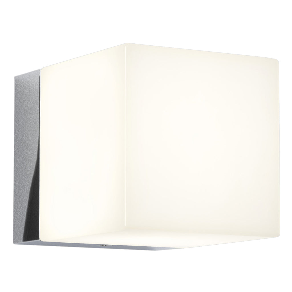 Astro Cube Bathroom Wall Light in Polished Chrome