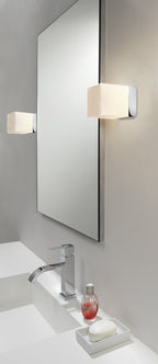 Astro Cube Bathroom Wall Light in Polished Chrome