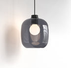 Astro Curve Glass 220 Shade in Dark Smoke