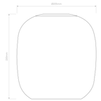 Astro Curve Glass 220 Shade in Dark Smoke