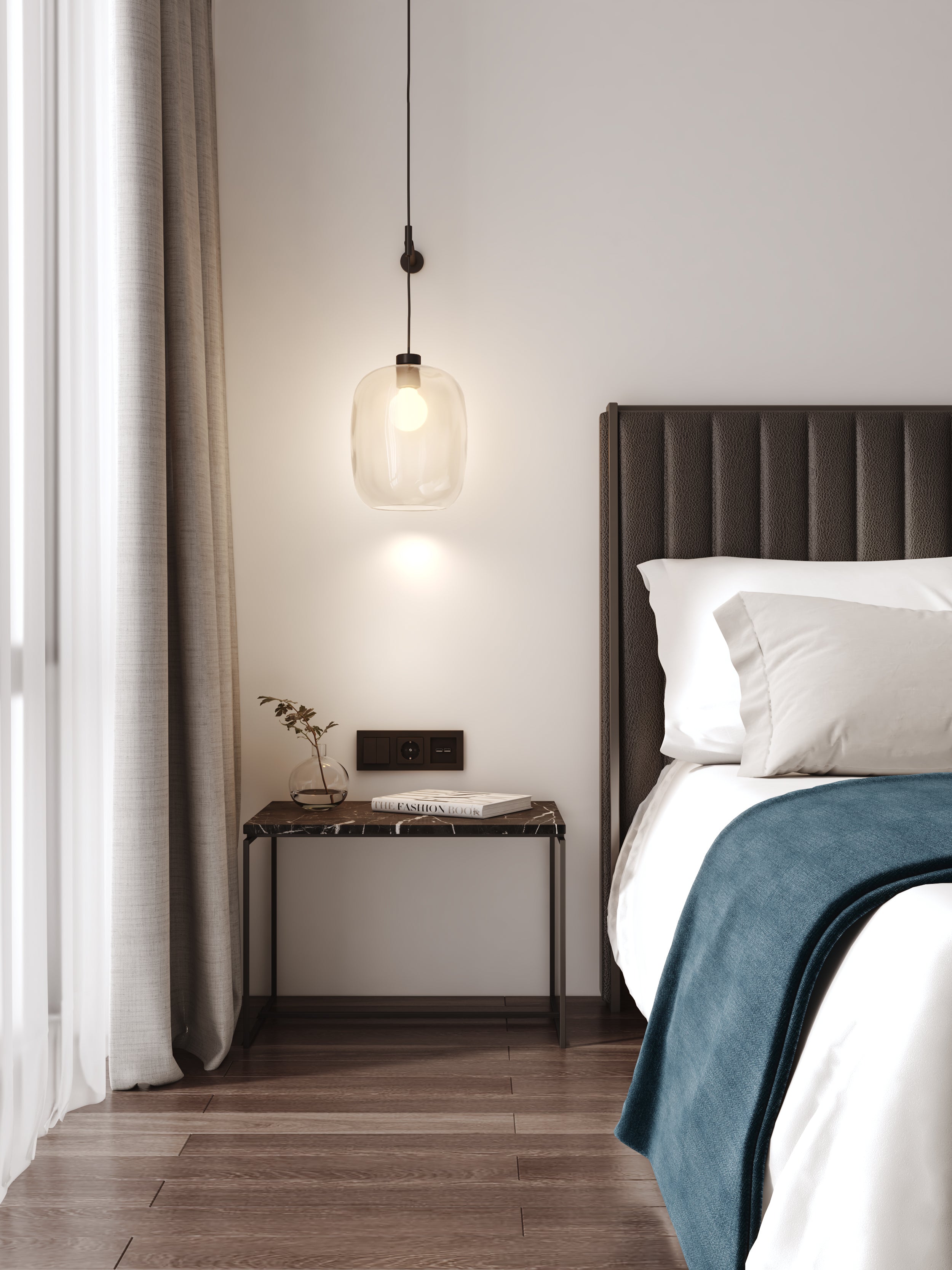 Astro Curve Glass 285 Shade in Clear