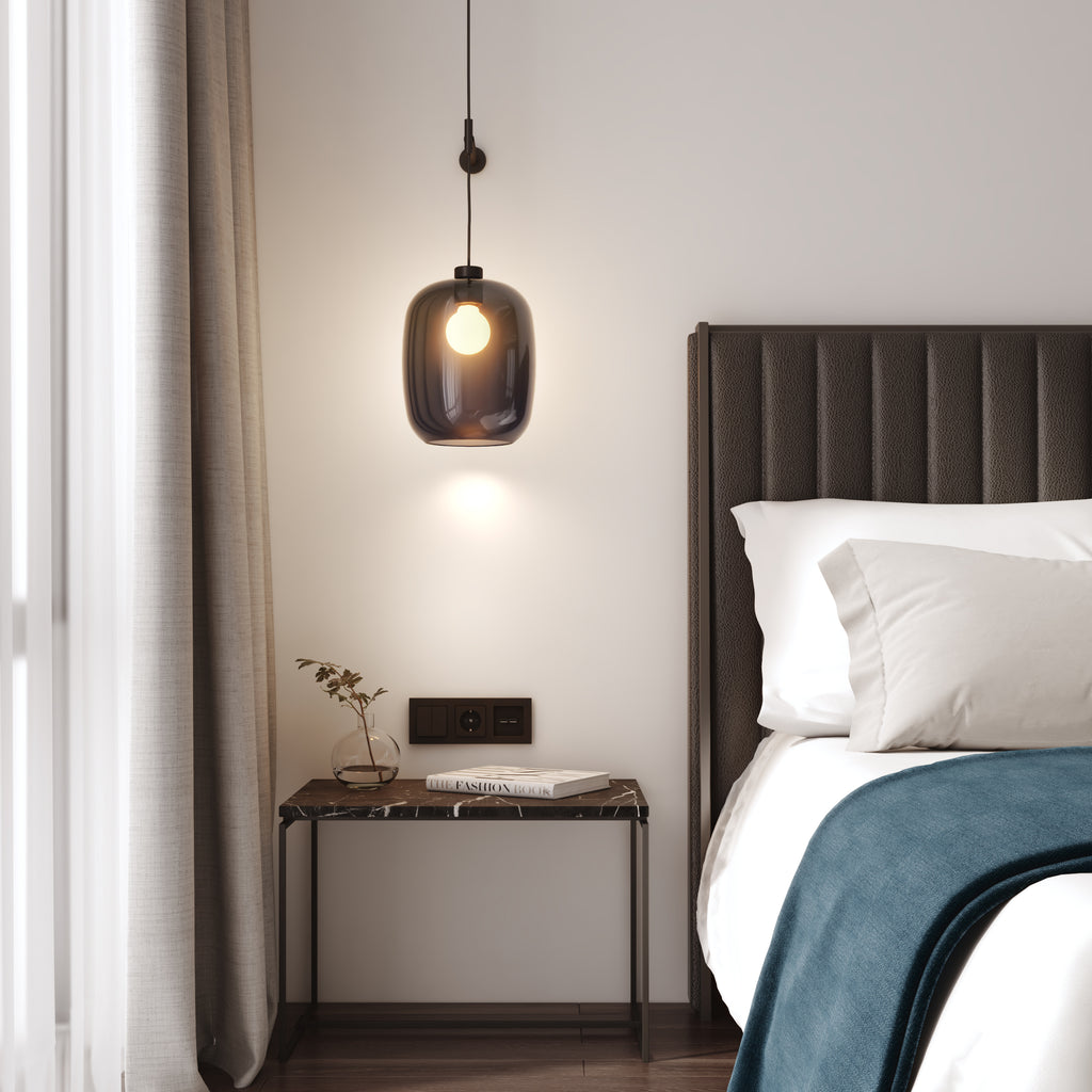 Astro Curve Glass 285 Shade in Dark Smoke