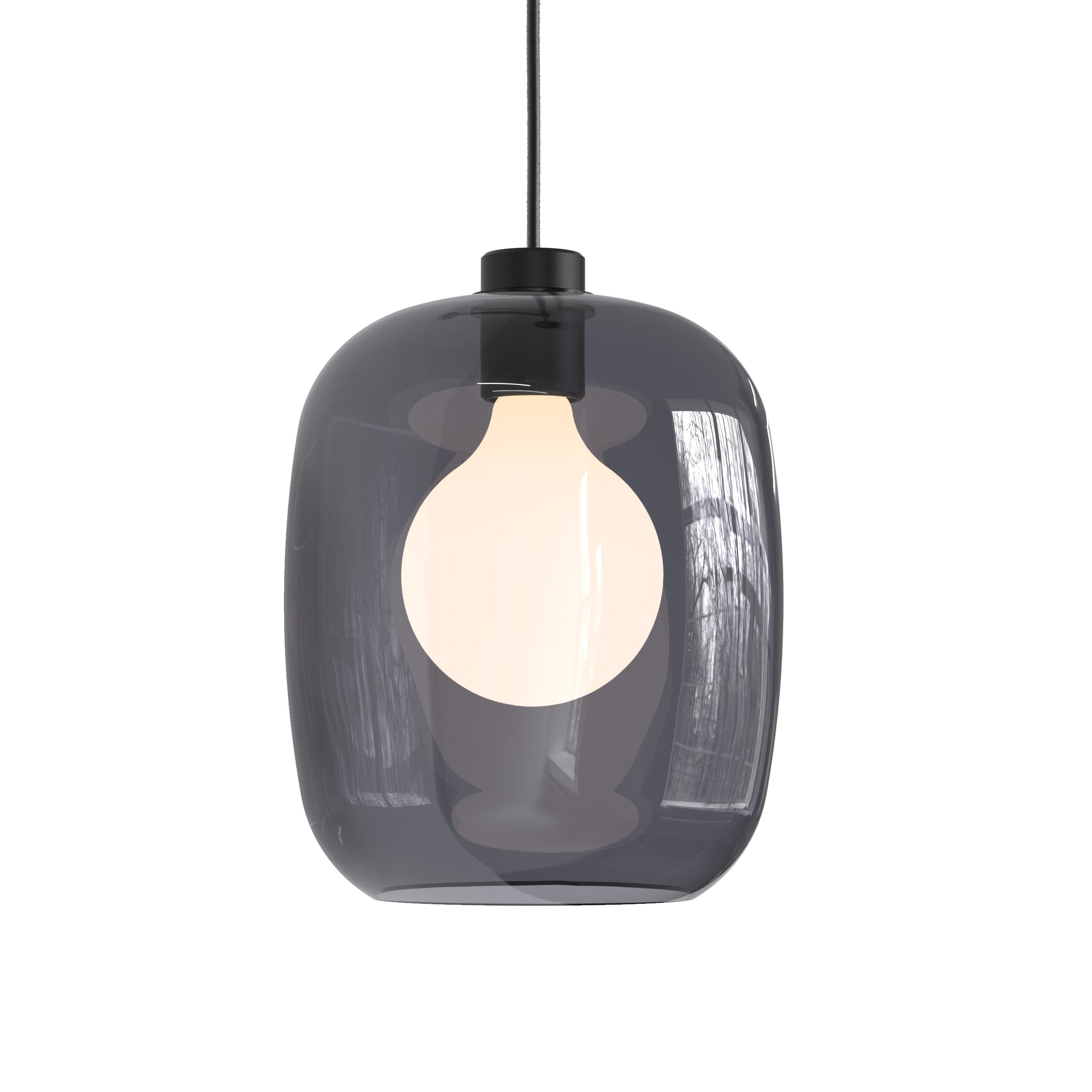 Astro Curve Glass 285 Shade in Dark Smoke