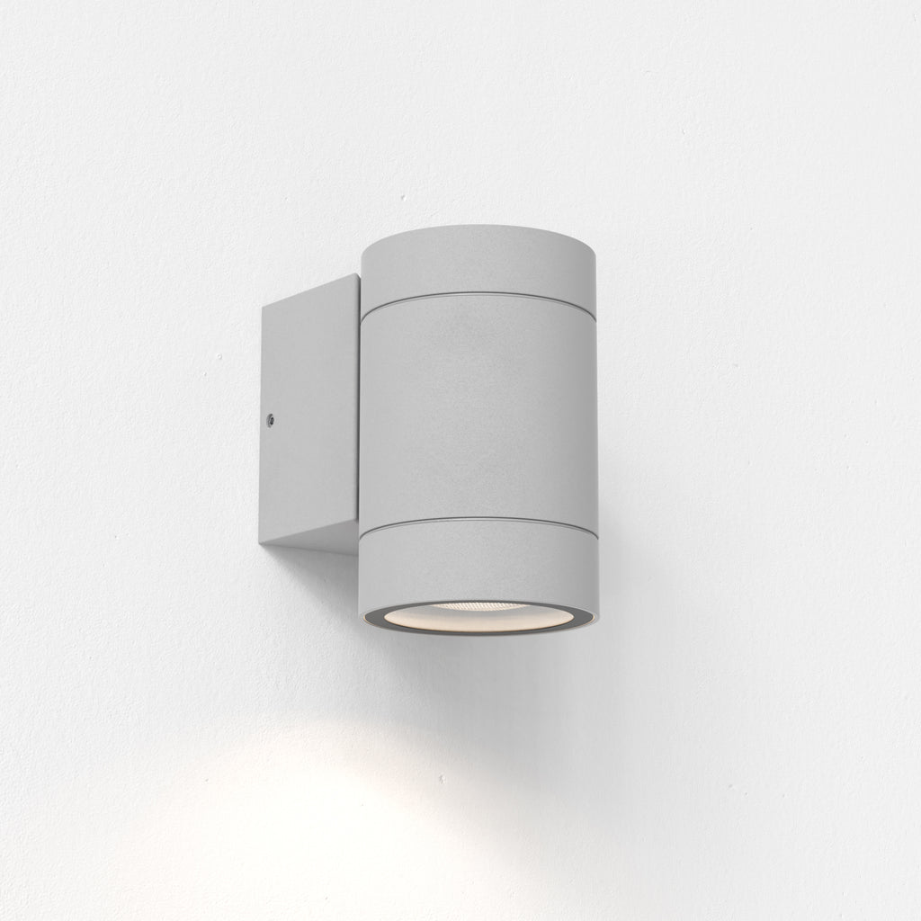 Astro Dartmouth Single GU10 Outdoor Wall Light in Textured Grey