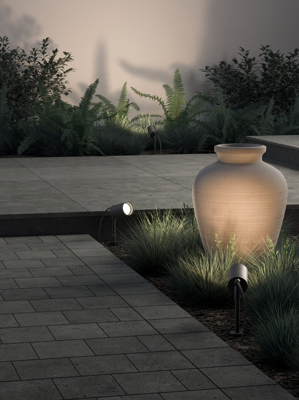 Astro Dartmouth Spike Spot Exterior Spotlight in Textured Black