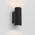 Astro Dartmouth Twin GU10 Outdoor Wall Light in Textured Black