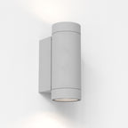 Astro Dartmouth Twin GU10 Outdoor Wall Light in Textured Grey