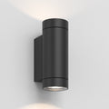 Astro Dartmouth Twin LED Outdoor Wall Light in Textured Black