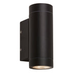 Astro Dartmouth Twin LED Outdoor Wall Light in Textured Black