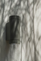 Astro Dartmouth Twin LED Outdoor Wall Light in Textured Black
