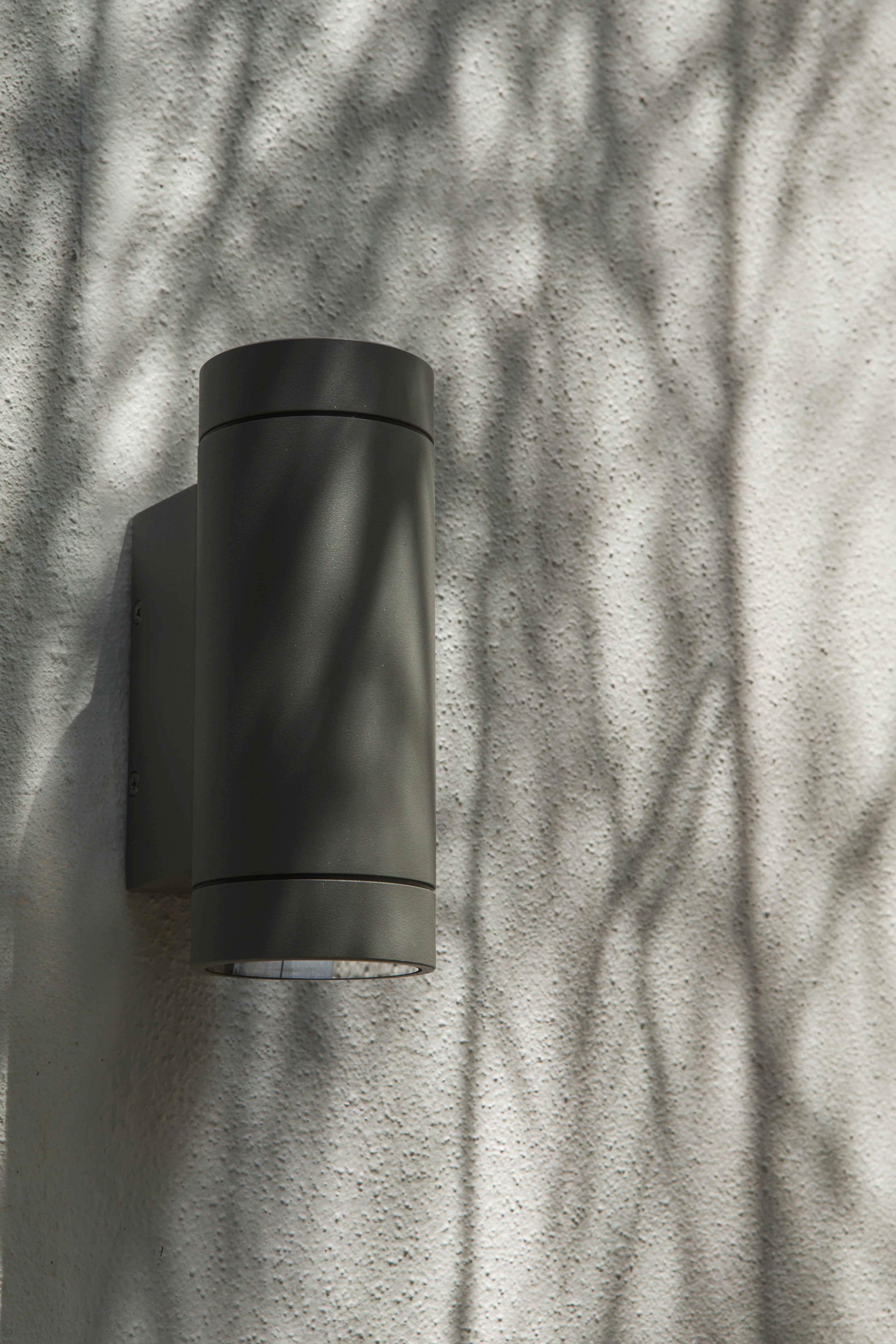 Astro Dartmouth Twin LED Outdoor Wall Light in Textured Black