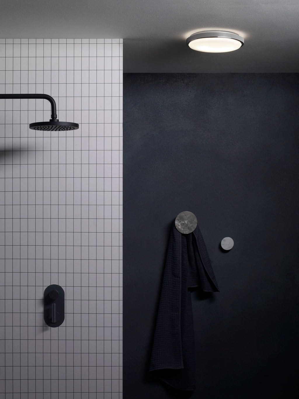 Astro Denia Bathroom Ceiling Light in Polished Chrome