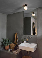 Astro Denver Bathroom Ceiling Light in Matt Black