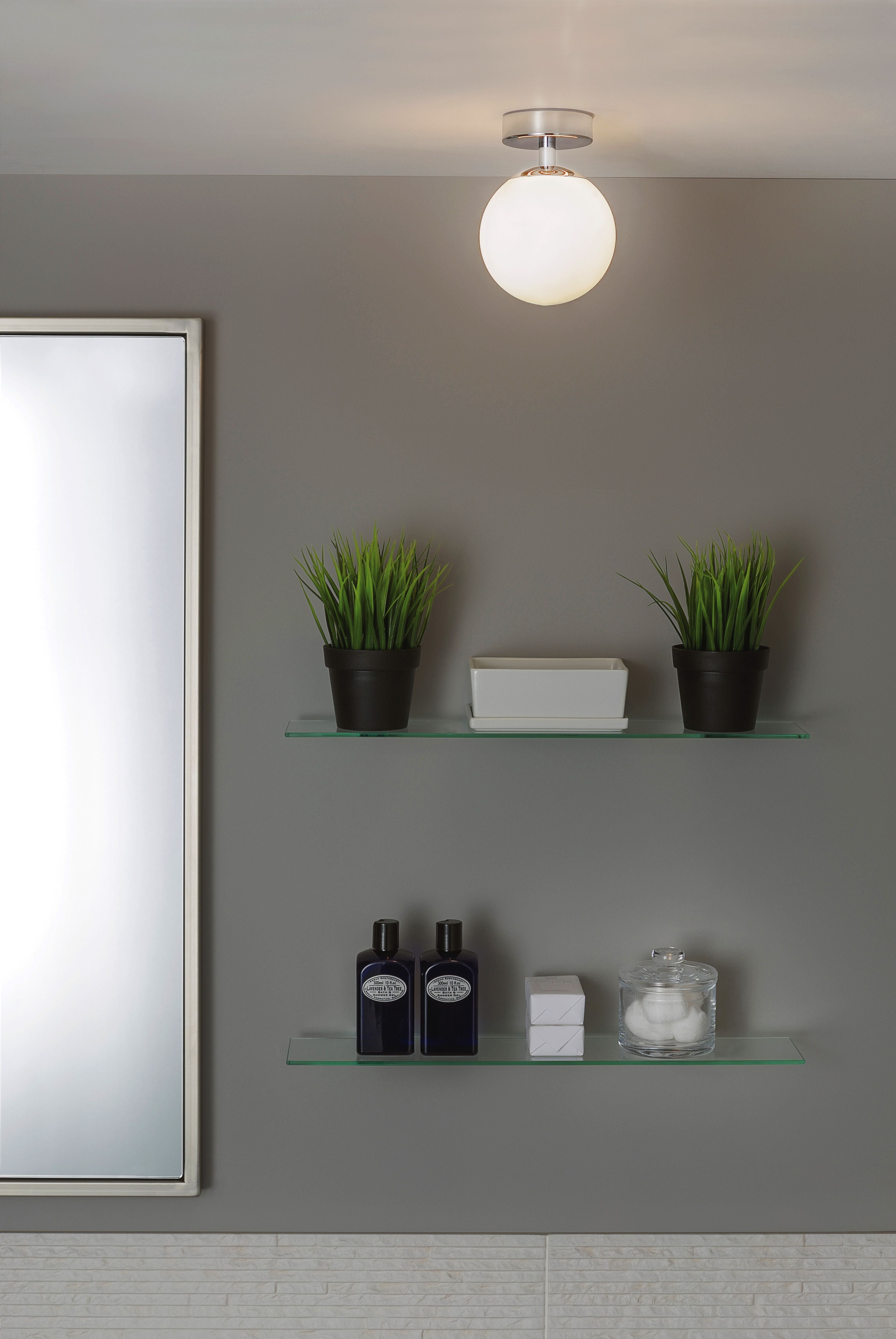 Astro Denver Bathroom Ceiling Light in Polished Chrome
