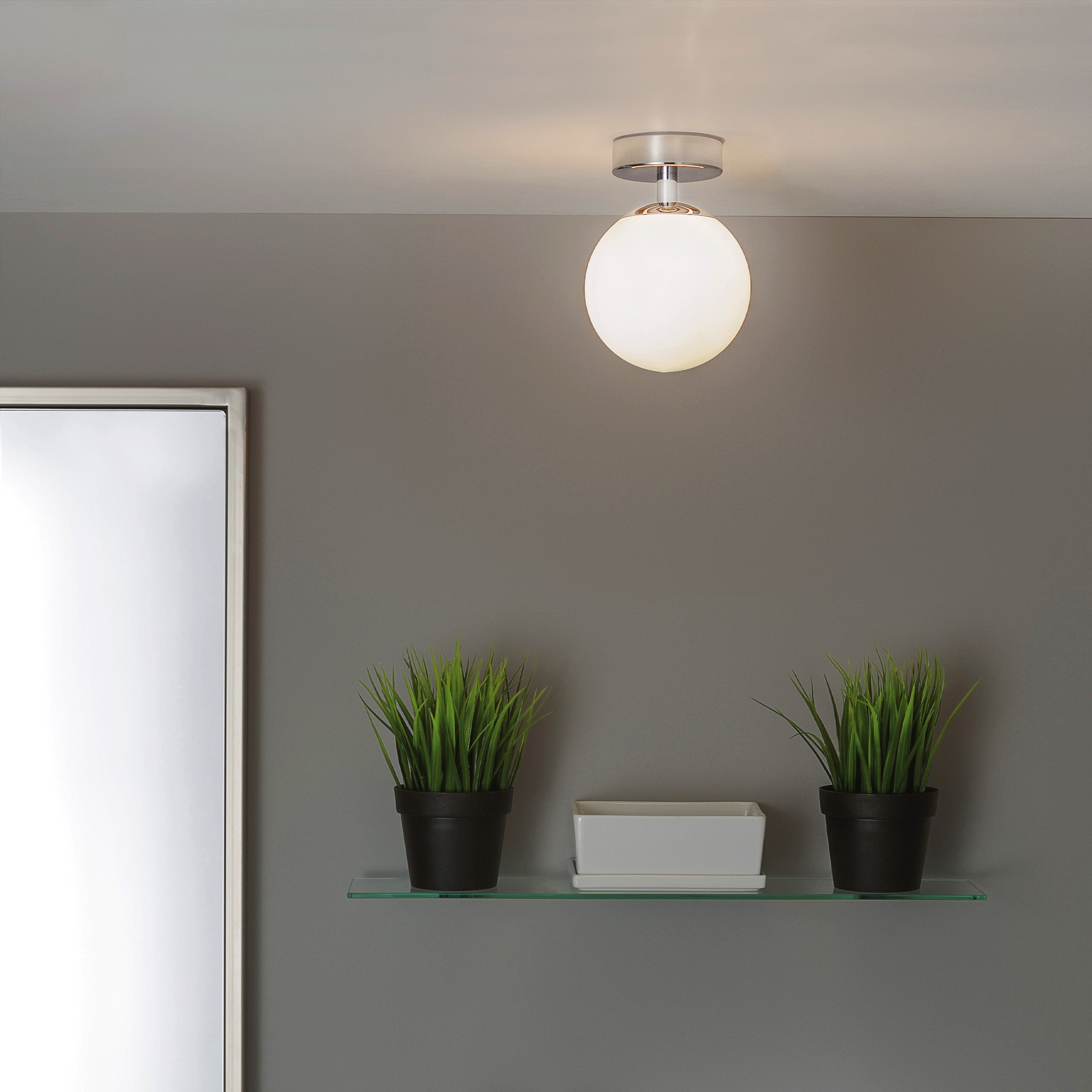 Astro Denver Bathroom Ceiling Light in Polished Chrome