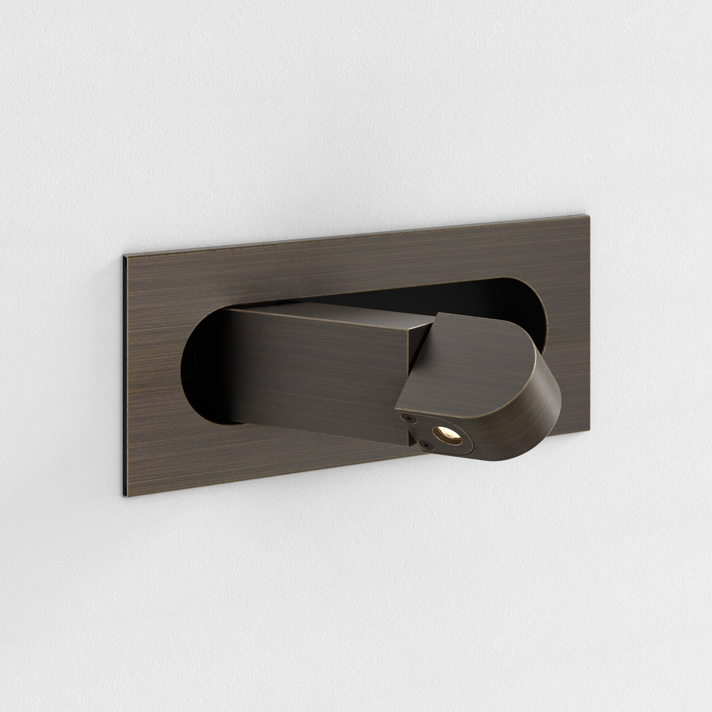Astro Digit LED II Reading Light in Bronze