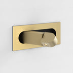 Astro Digit LED II Reading Light in Matt Gold