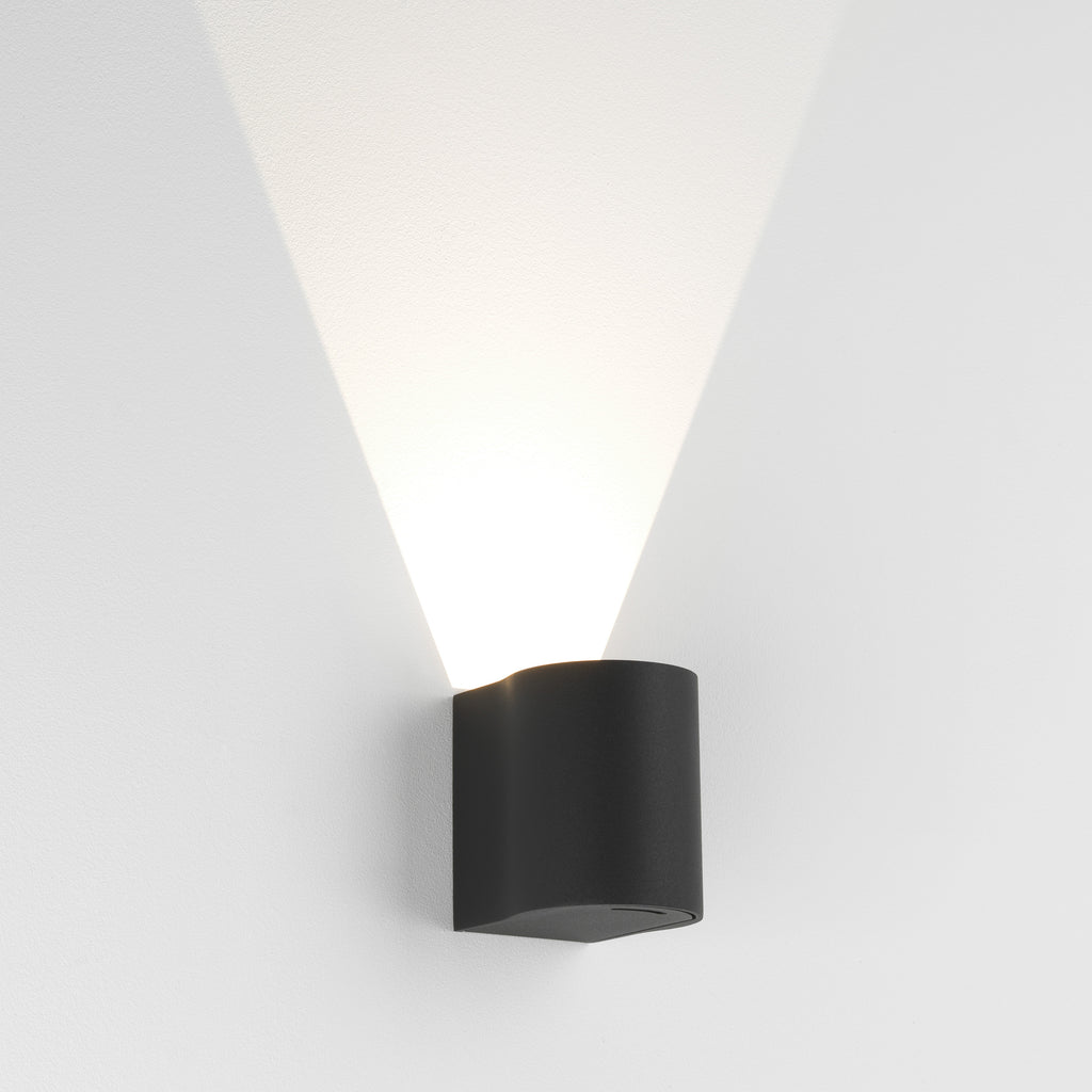 Astro Dunbar 100 LED Outdoor Wall Light in Textured Black IP65