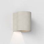 Astro Dunbar 120 LED Coastal Wall Light in Matt Concrete IP65