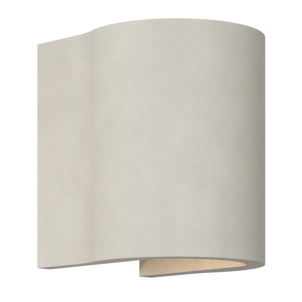 Astro Dunbar 120 LED Coastal Wall Light in Matt Concrete IP65