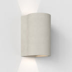 Astro Dunbar 160 LED Coastal Wall Light in Matt Concrete IP65