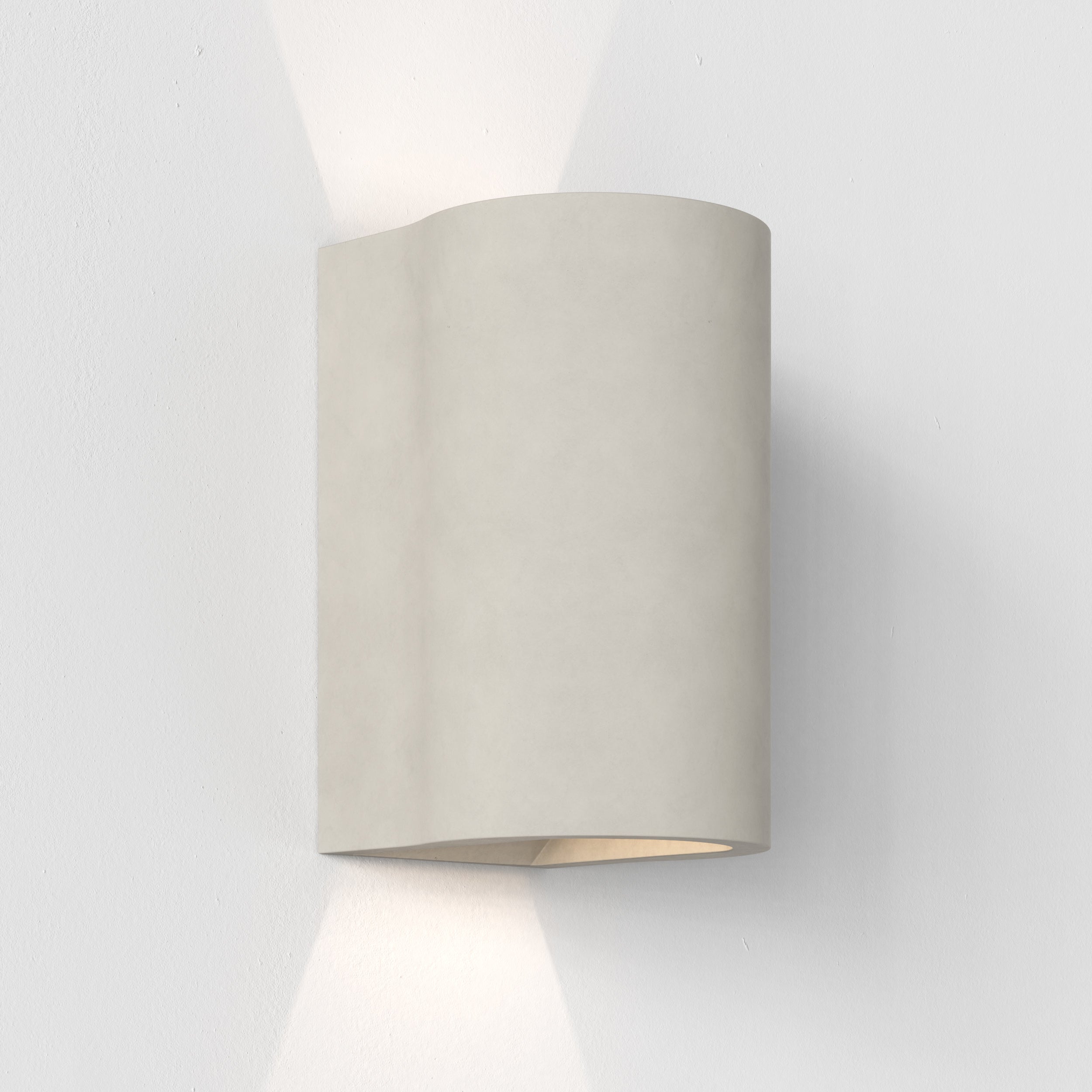 Astro Dunbar 160 LED Coastal Wall Light in Matt Concrete IP65