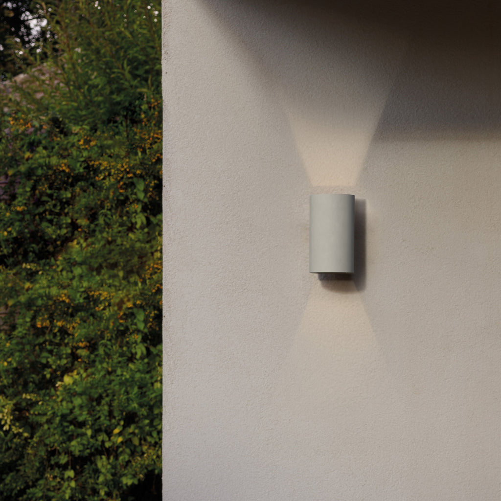 Astro Dunbar 160 LED Coastal Wall Light in Matt Concrete IP65