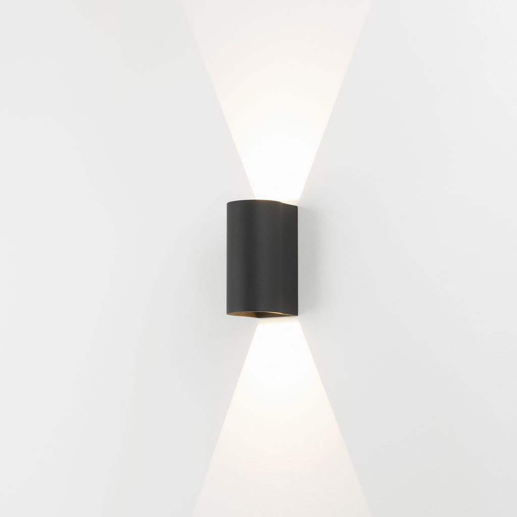 Astro Dunbar 160 LED Outdoor Wall Light in Textured Black IP65