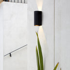 Astro Dunbar 255 LED Outdoor Wall Light in Textured Black IP65
