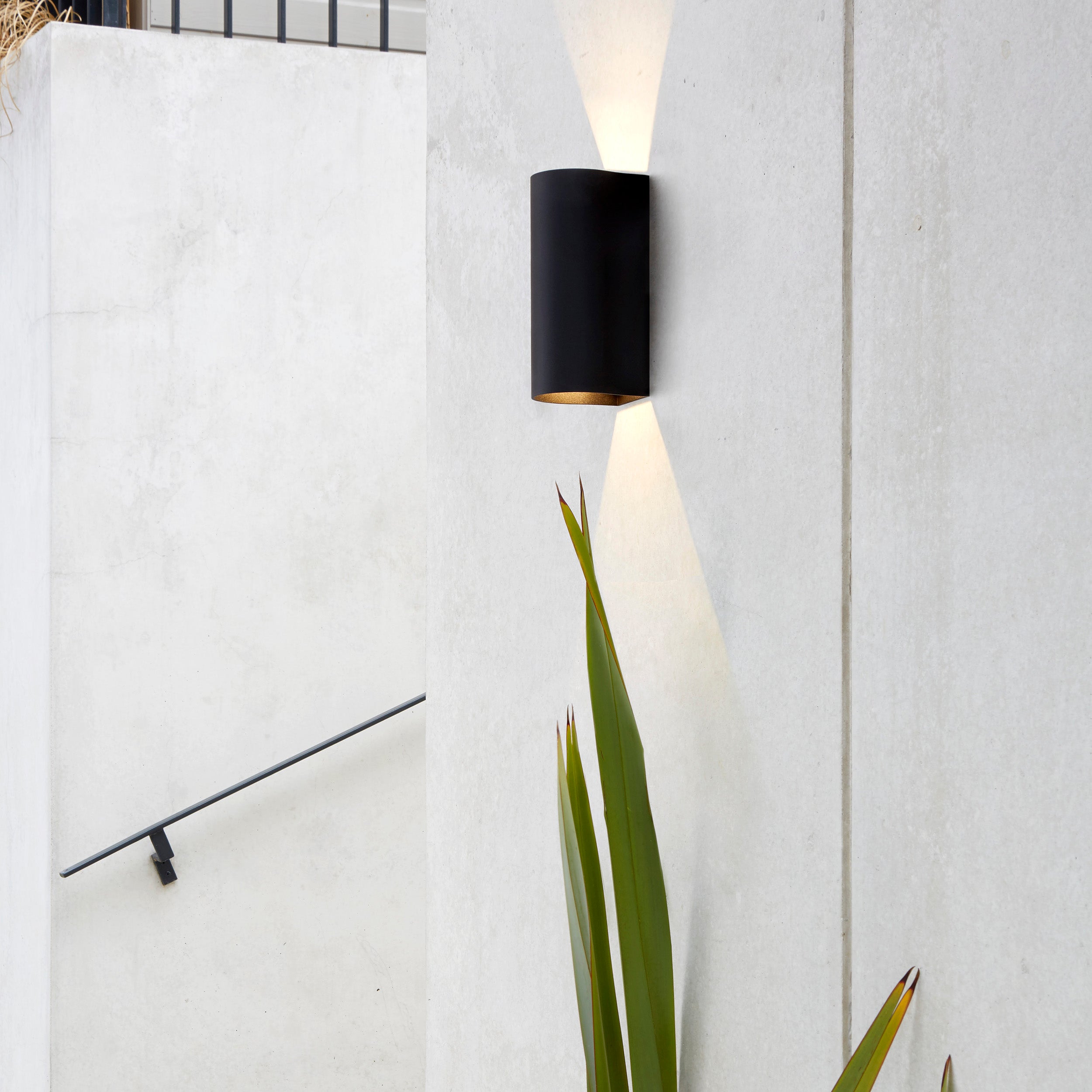Astro Dunbar 255 LED Outdoor Wall Light in Textured Black IP65