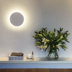 Astro Eclipse Round 250 LED 2700K Indoor Wall Light in Plaster