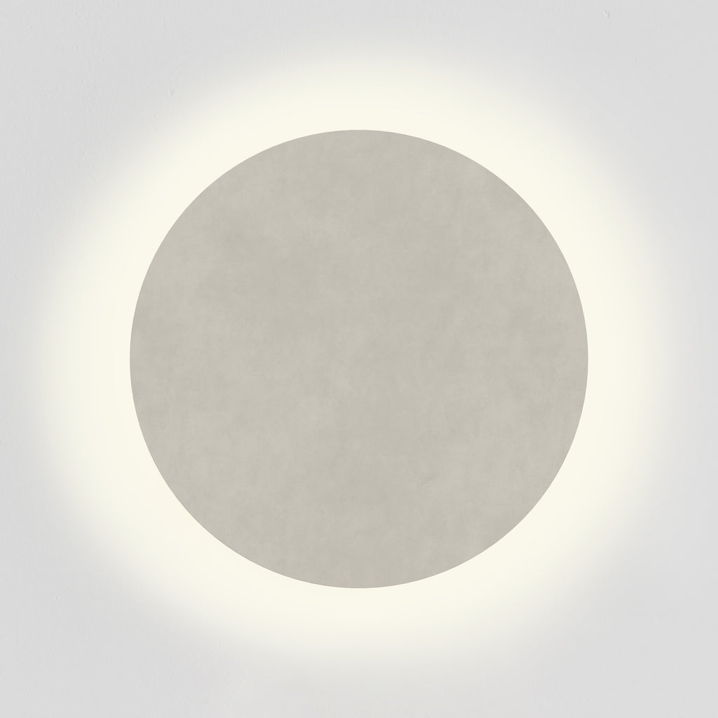 Astro Eclipse Round 300 Coastal Wall Light in Matt Concrete