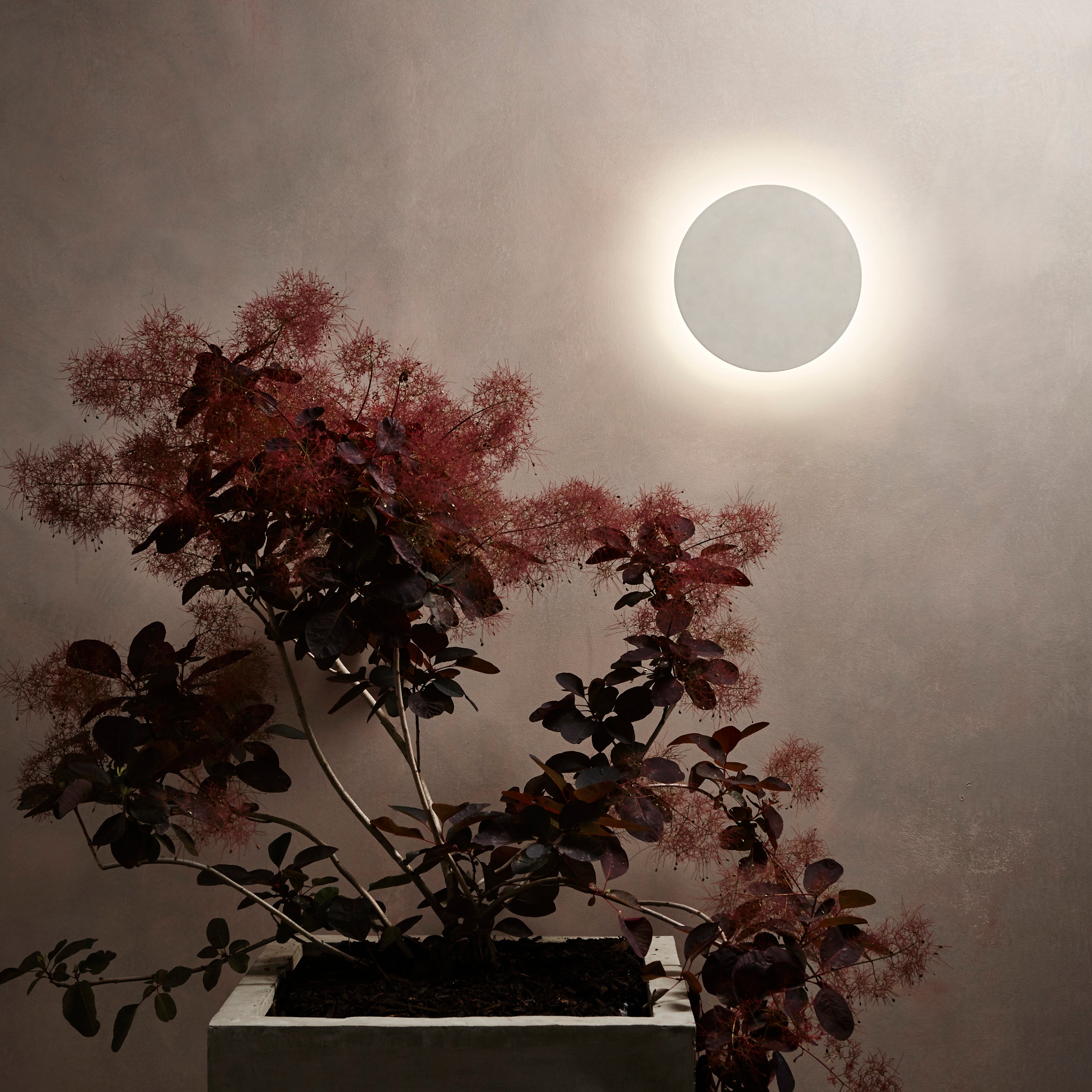 Astro Eclipse Round 300 Coastal Wall Light in Matt Concrete