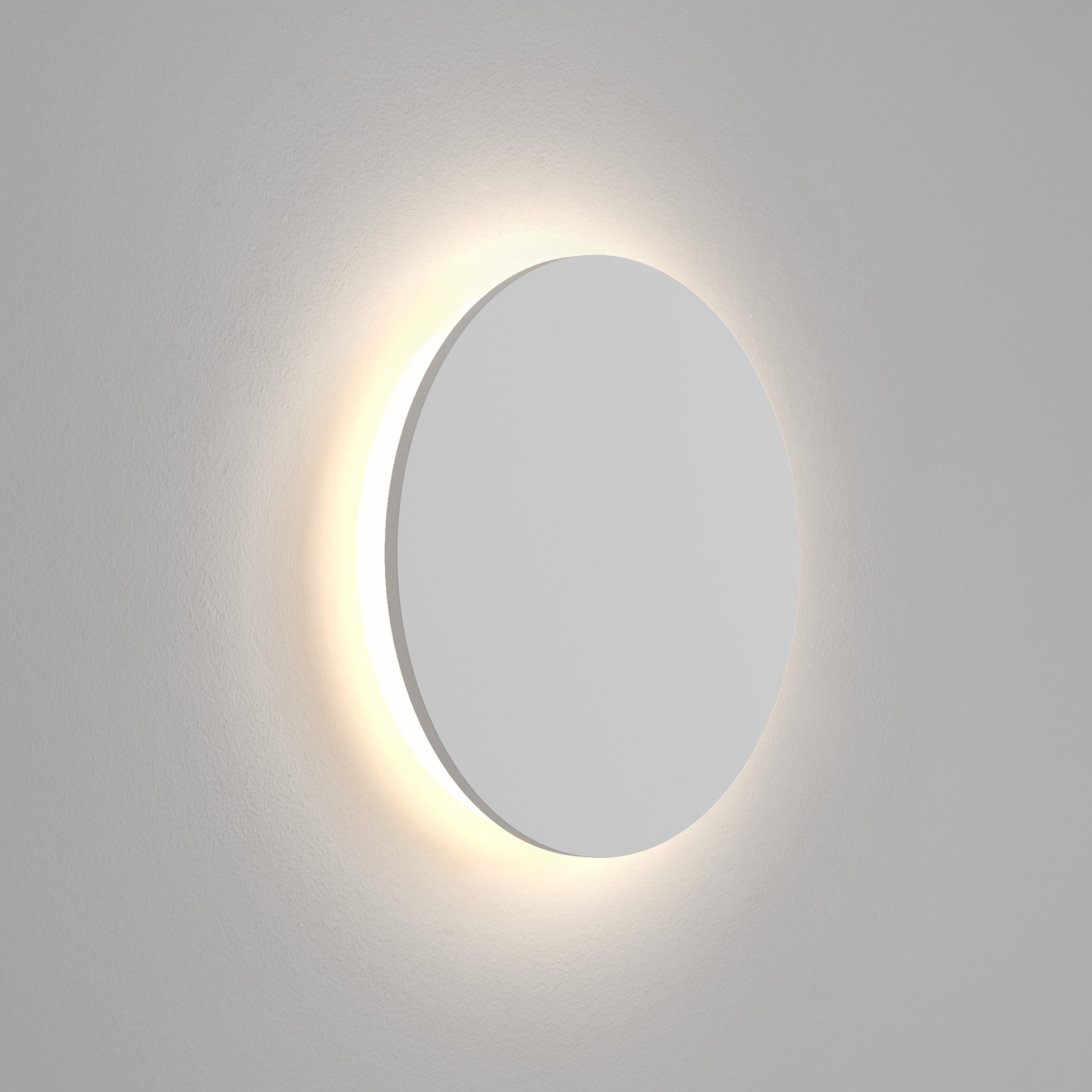 Astro Eclipse Round 350 Wall Light in Plaster