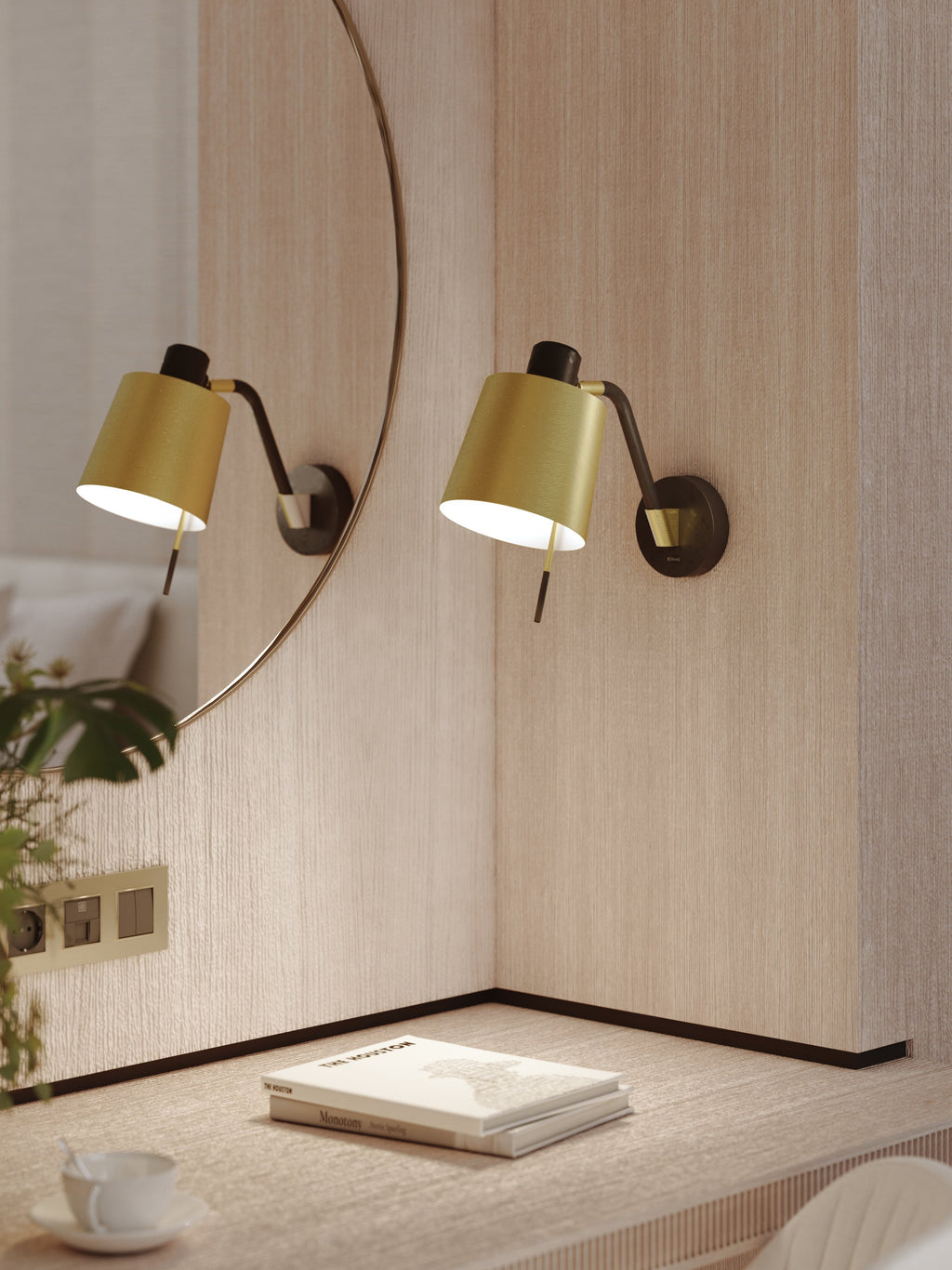 Astro Edward SwitchedWall Light in Matt Black