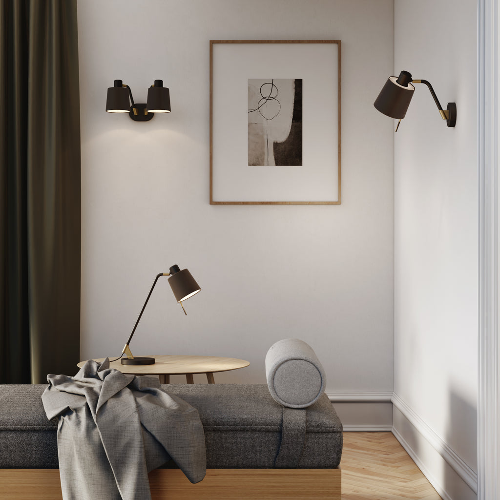 Astro Edward Wall Light in Matt Black