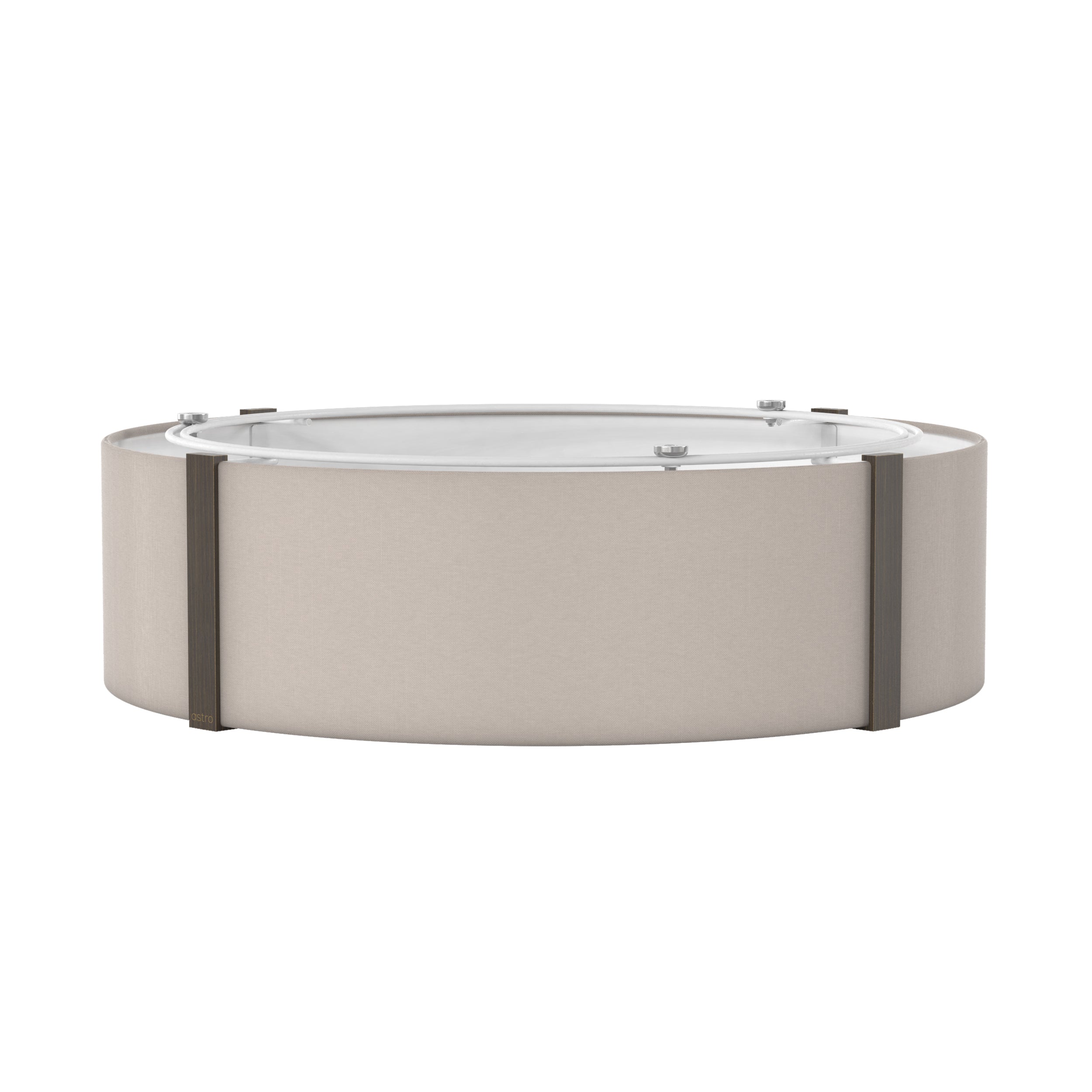 Astro Elba Round 450 Shade in Putty SHADE ONLY