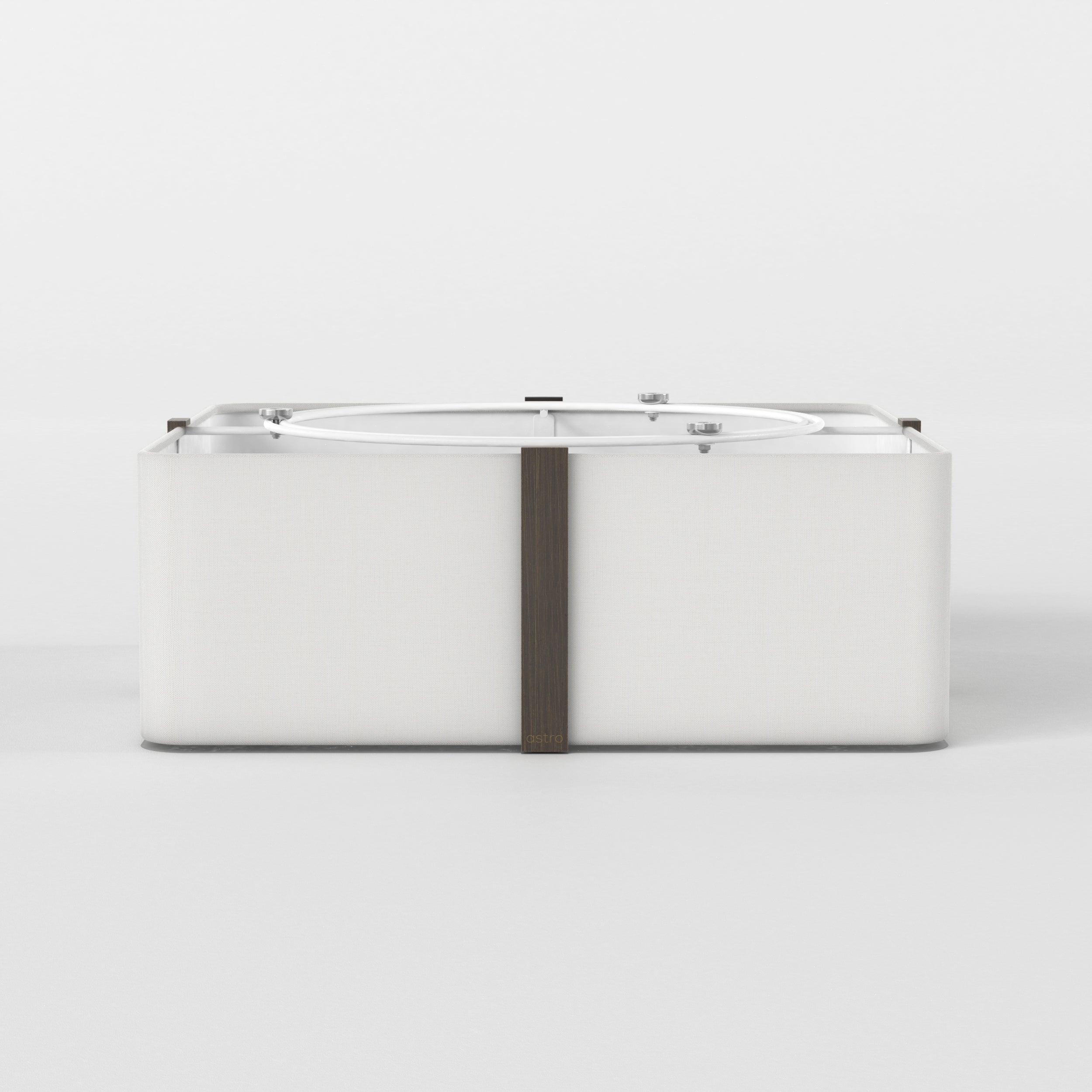 Astro Elba Square 350 Shade in White SHADE ONLY